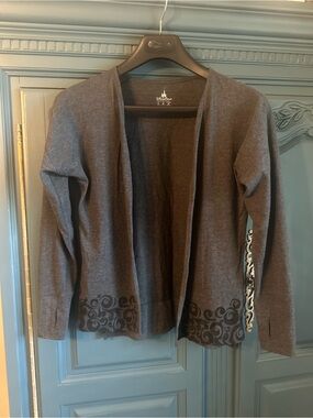 Women’s Disney Open-Front Gray Cardigan Sweater
